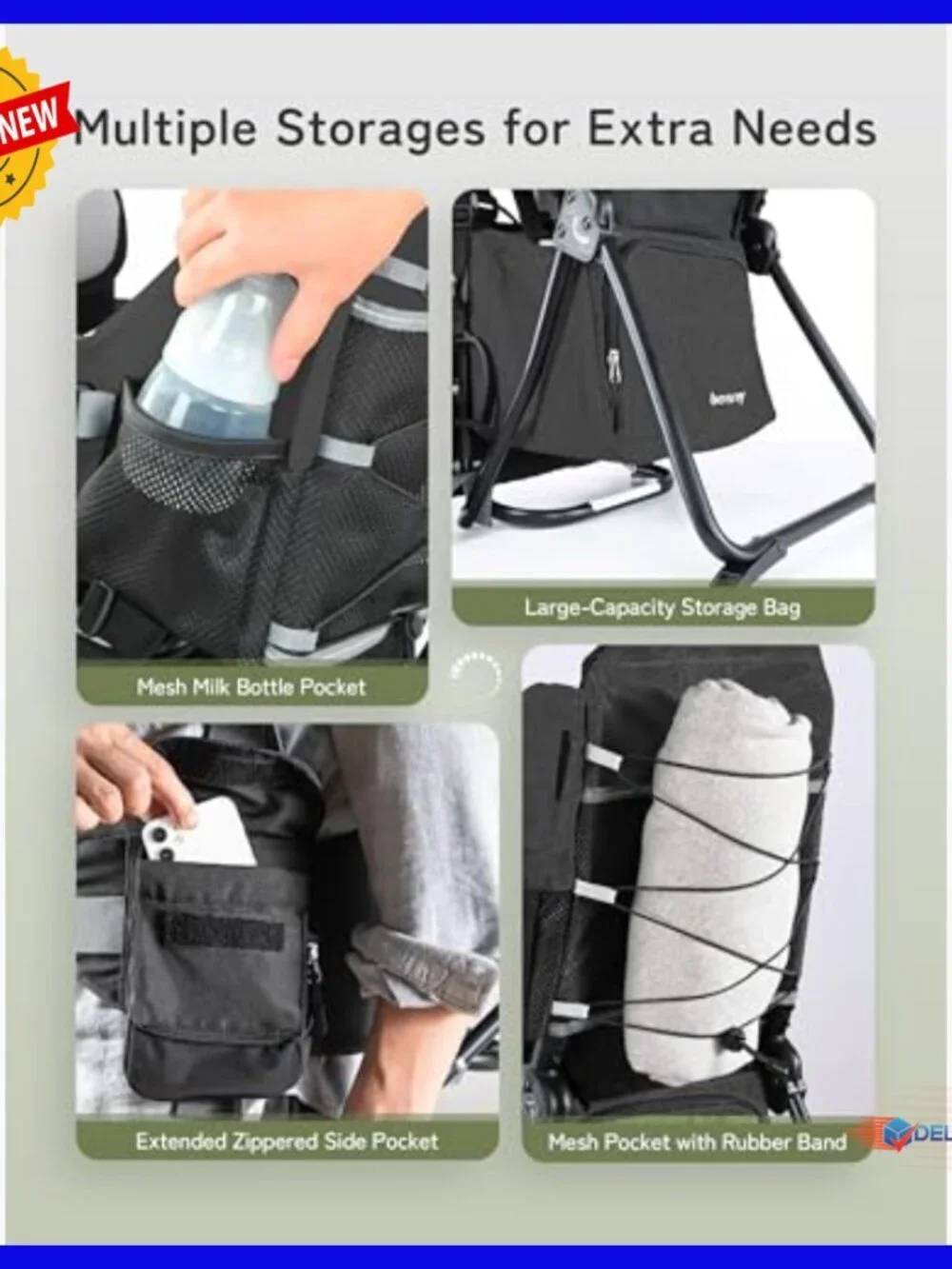 Lightweight Toddler Hiking Backpack Carrier with Adjustable Straps, 40lb